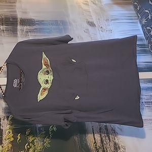 Star Wars Yoda Adult Large classic Vintage short sleeve Tshirt